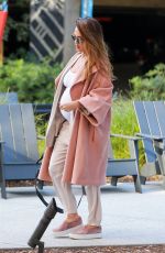 Pregnant JESSICA ALBA Out and About in Los Angeles 11/07/2017