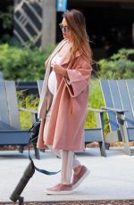 Pregnant JESSICA ALBA Out and About in Los Angeles 11/07/2017