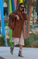 Pregnant JESSICA ALBA Out and About in Los Angeles 11/09/2017