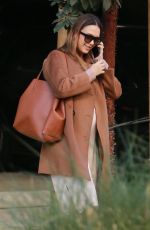 Pregnant JESSICA ALBA Out and About in Los Angeles 11/09/2017