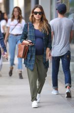 Pregnant JESSICA ALBA Out Shopping in Beverly Hills 11/26/2017