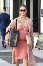 Pregnant JESSICA ALBA Sopping at Rodeo Drive in Beverly Hills 11/25/2017
