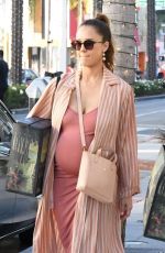 Pregnant JESSICA ALBA Sopping at Rodeo Drive in Beverly Hills 11/25/2017