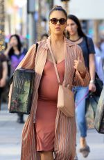 Pregnant JESSICA ALBA Sopping at Rodeo Drive in Beverly Hills 11/25/2017
