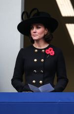 Pregnant KATE MIDDLETON at Annual Remembrance Day Ceremony in London 11/11/2017