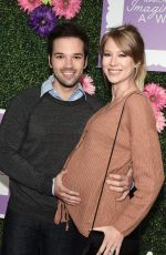 Pregnant LONDON ELISE KRESS at March of Dimes: Imagine a World Premiere at LA Live: Microsoft Square in Los Angeles 11/09/2017