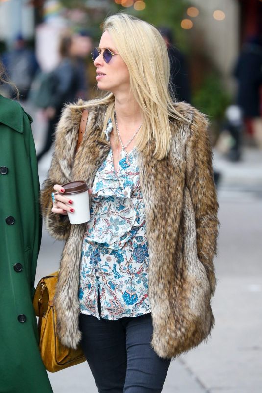 Pregnant NICKY HILTON Out and About in New York 11/14/2017