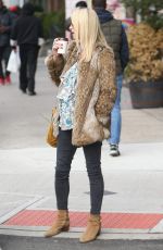 Pregnant NICKY HILTON Out and About in New York 11/14/2017