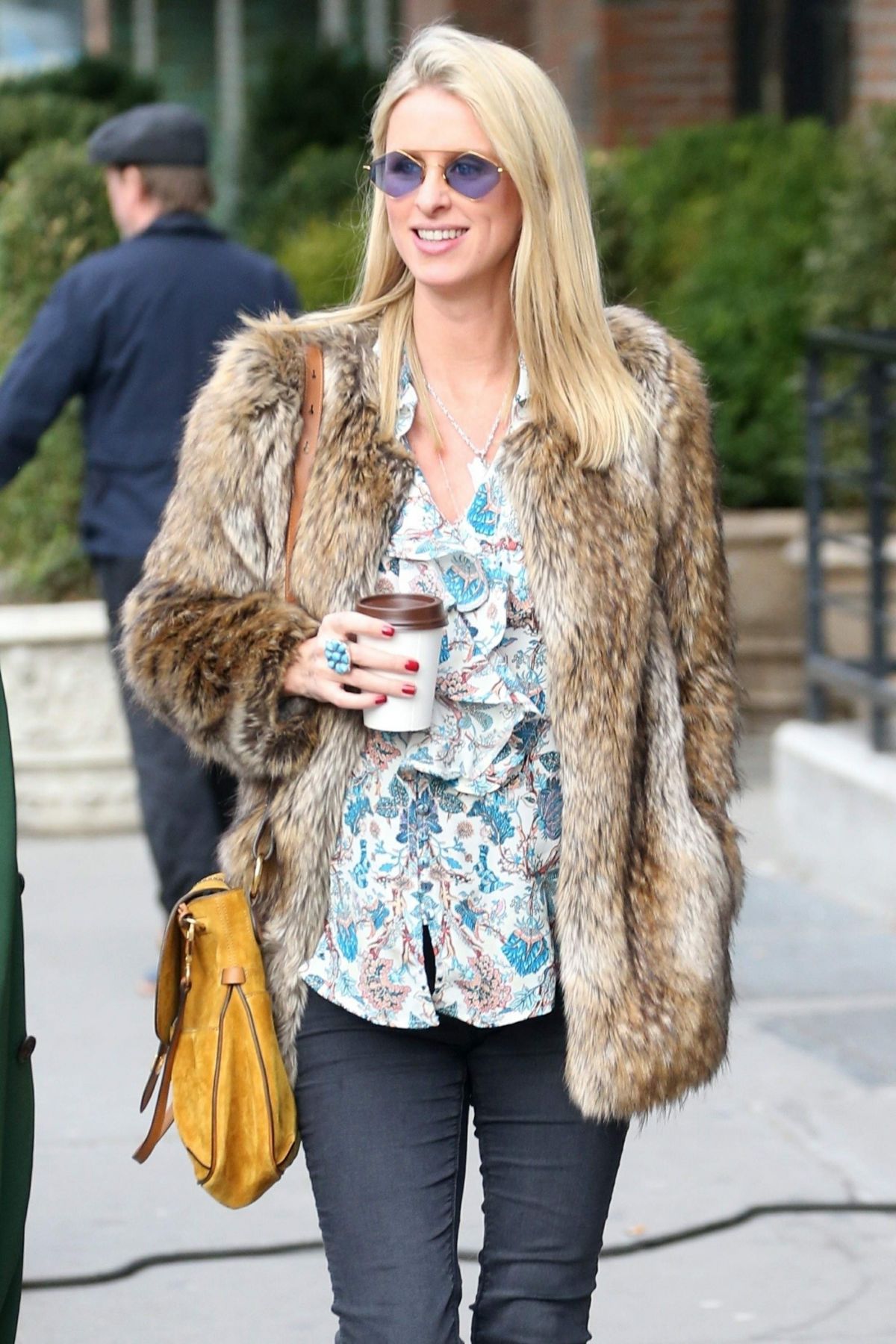 Pregnant NICKY HILTON Out and About in New York 11/14/2017 – HawtCelebs