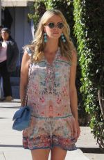 Pregnant NICKY HILTON Out Shopping in Beverly Hills 11/22/2017