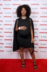 Pregnant RACHEL ADEDEJI at Inside Soap Awards 2017 in London 11/06/2017
