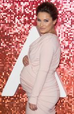 Pregnant SAM FAIERS at ITV Gala Ball in London 11/09/2017