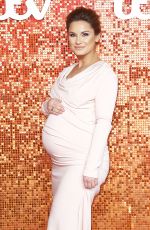 Pregnant SAM FAIERS at ITV Gala Ball in London 11/09/2017