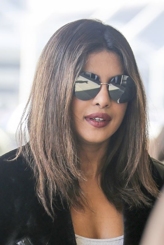 PRIYANKA CHOPRA at Los Angeles International Airport 11/27/2017