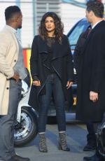 PRIYANKA CHOPRA on the Set of Quantico in Coney Island 11/20/2017