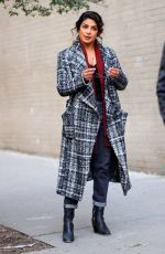 PRIYANKA CHOPRA on the Set of Quantico in New York 11/14/2017
