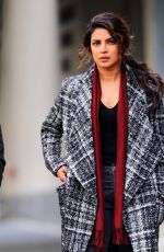 PRIYANKA CHOPRA on the Set of Quantico in New York 11/14/2017