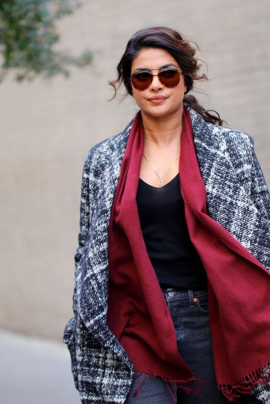 PRIYANKA CHOPRA on the Set of Quantico in New York 11/14/2017