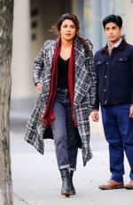 PRIYANKA CHOPRA on the Set of Quantico in New York 11/14/2017