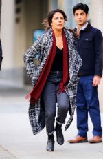 PRIYANKA CHOPRA on the Set of Quantico in New York 11/14/2017