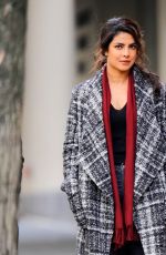 PRIYANKA CHOPRA on the Set of Quantico in New York 11/14/2017