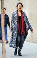 PRIYANKA CHOPRA on the Set of Quantico in New York 11/14/2017