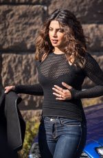 PRIYANKA CHOPRA on the Set of Quantico in New York 11/21/2017