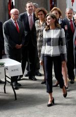 QUEEN LETIZIA OF SPAIN at Red Cross Building in Mexico City 11/13/2017
