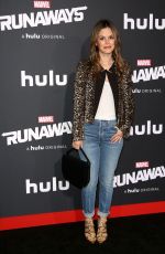 RACHEL BILSON at Runaways Premiere in Los Angeles 11/16/2017