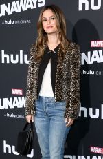 RACHEL BILSON at Runaways Premiere in Los Angeles 11/16/2017