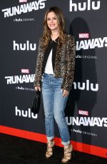 RACHEL BILSON at Runaways Premiere in Los Angeles 11/16/2017