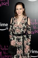 RACHEL BROSNAHAN at The Marvelous Mrs. Maisel TV SERIES Premiere in New York 11/13/2017