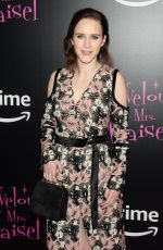 RACHEL BROSNAHAN at The Marvelous Mrs. Maisel TV SERIES Premiere in New York 11/13/2017