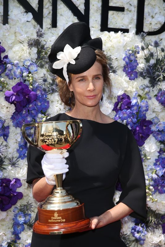 RACHEL GRIFFITHS at Derby Day in Melbourne 11/04/2017