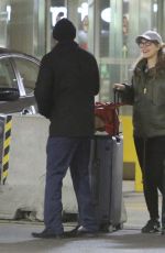 RACHEL MCADAMS at Pearson International Airport in Toronto 11/26/2017