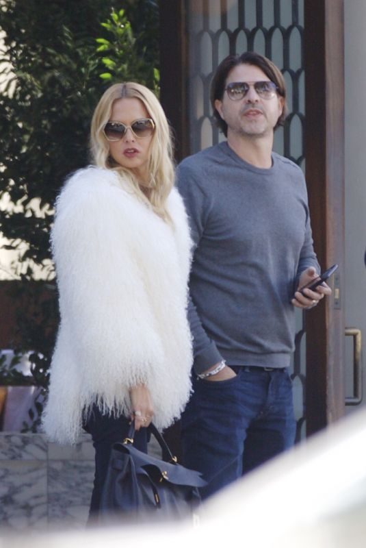RACHEL ZOE and Rodger Berman Leaves Cecconi’s in West Hollywood 11/07/2017