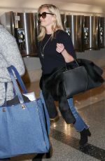 REESE WITHERSPOON and AVA PHILLIPPE at Charles De Gaulle Airport in Paris 11/22/2017