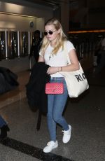 REESE WITHERSPOON and AVA PHILLIPPE at LAX Airport in Los Angeles 11/21/2017