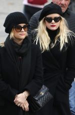 REESE WITHERSPOON and AVA PHILLIPPE Out and About in Paris 11/23/2017