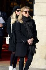 REESE WITHERSPOON and AVA PHILLIPPE Out and About in Paris 11/23/2017