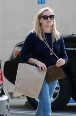 REESE WITHERSPOON and AVA PHILLIPPE Out in Los Angeles 10/29/2017