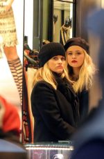 REESE WITHERSPOON and AVA PHILLIPPE Out Shopping in Paris 11/22/2017