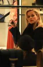 REESE WITHERSPOON and AVA PHILLIPPE Out Shopping in Paris 11/22/2017