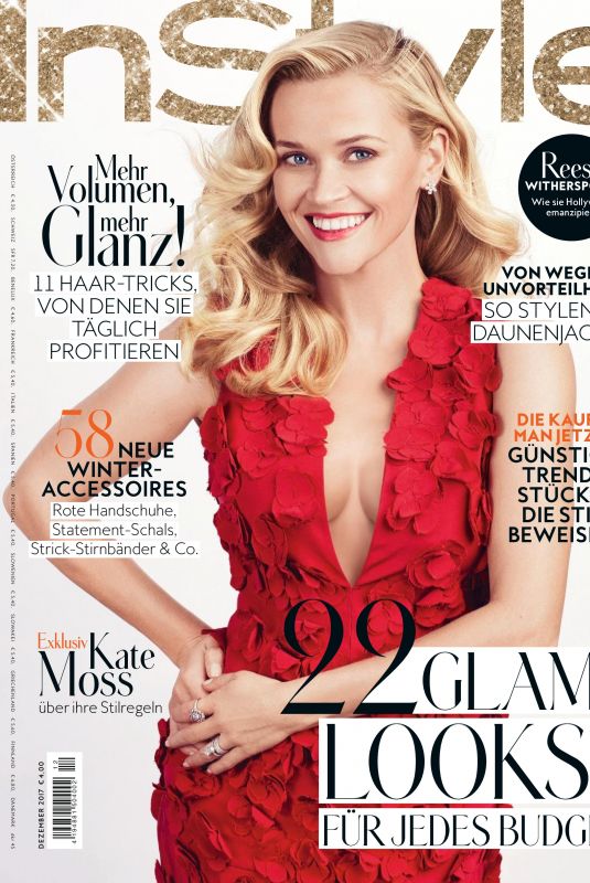 REESE WITHERSPOON in Instyle Magazine, Germany December 2017