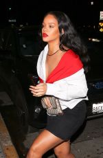 RIHANNA at Giorgio Baldi in Santa Monica 11/11/2017