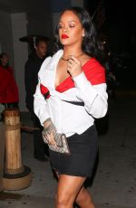 RIHANNA at Giorgio Baldi in Santa Monica 11/11/2017