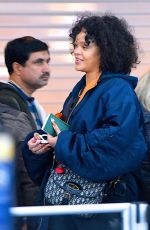 RIHANNA at JFK Airport in New York 11/05/2017