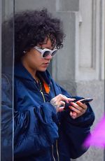RIHANNA at JFK Airport in New York 11/05/2017