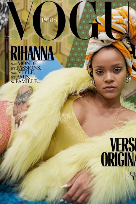 RIHANNA for Vogue Paris, December 2017/January 2018