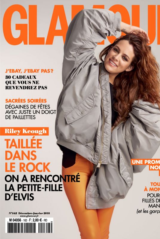 RILEY KEOUGH in Glamour Magazine, December 2017/January 2018